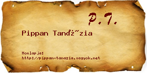 Pippan Tanázia névjegykártya